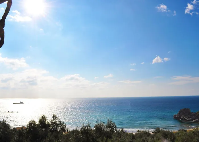 With Swimming Pool And Sea View - Beach, Corfu *