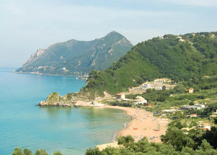 Daire With Swimming Pool And Sea View - Beach, Corfu
