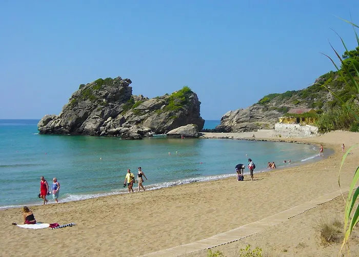 With Swimming Pool And Sea View - Beach, Corfu Daire *